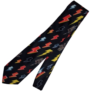 Ac/Dc - Lightning Bolts Neck Tie i gruppen MERCHANDISE / Merch / Metal hos Bengans Skivbutik AB (5586322)