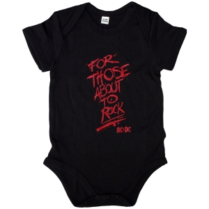 Ac/Dc - For Those About To Rock Toddler Bl Babygrow i gruppen MERCHANDISE / Merch / Metal hos Bengans Skivbutik AB (5586325r)