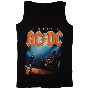 Ac/Dc - Let There Be Rock Lady Bl Tank Top i gruppen MERCHANDISE / T-shirt / Metal hos Bengans Skivbutik AB (5586329r)