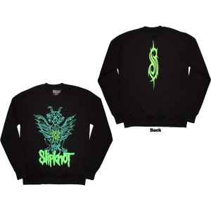 Slipknot - Green Demon Uni Bl Sweatshirt i gruppen MERCHANDISE / Hoodies / Metal hos Bengans Skivbutik AB (5586337r)