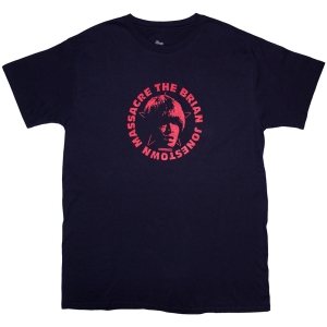 Brian Jonestown Massacre - Logo Uni Navy T-Shirt i gruppen MERCHANDISE / T-shirt / Nyheter / Pop-Rock hos Bengans Skivbutik AB (5586393r)