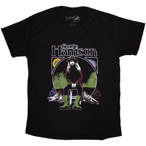 George Harrison - Sun & Moon Uni Bl T-Shirt i gruppen MERCHANDISE / T-shirt / Nyheter / Pop-Rock hos Bengans Skivbutik AB (5586395r)