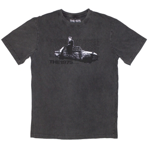 The 1975 - Car Photo Stone Wash Uni Char T-Shirt i gruppen MERCHANDISE / T-shirt / Pop-Rock hos Bengans Skivbutik AB (5586736r)