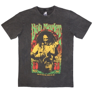 Bob Marley - 1978 Stone Wash Uni Char T-Shirt i gruppen MERCHANDISE / T-shirt / Reggae hos Bengans Skivbutik AB (5586748r)