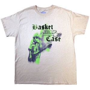 Green Day - Basket Case Mic Stand Uni Sand T-Shirt i gruppen MERCHANDISE / T-shirt / Punk hos Bengans Skivbutik AB (5586763r)