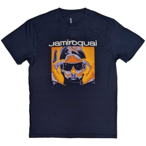 Jamiroquai - Orange Glow Uni Navy T-Shirt i gruppen MERCHANDISE / T-shirt / Pop-Rock hos Bengans Skivbutik AB (5586768r)