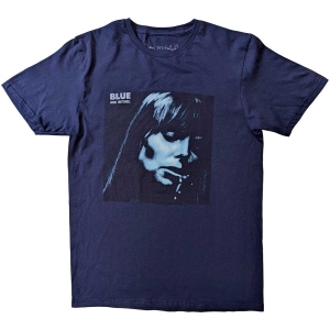 Joni Mitchell - Blue  Uni Navy T-Shirt i gruppen MERCHANDISE / T-shirt / Pop-Rock hos Bengans Skivbutik AB (5586769r)