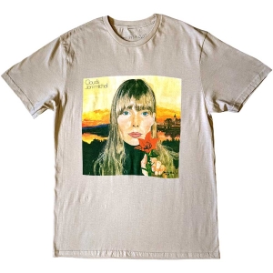 Joni Mitchell - Clouds Uni Sand T-Shirt i gruppen MERCHANDISE / T-shirt / Pop-Rock hos Bengans Skivbutik AB (5586770r)