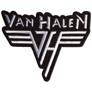 Van Halen - Retro Logo Woven Patch i gruppen MERCHANDISE / Merch / Metal hos Bengans Skivbutik AB (5587241)