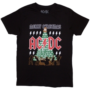 Ac/Dc - Merry Christmas Uni Bl T-Shirt i gruppen MERCHANDISE / T-shirt / Metal hos Bengans Skivbutik AB (5587244r)