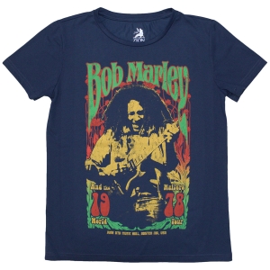 Bob Marley - 1978 Lady Denim T-Shirt i gruppen MERCHANDISE / T-shirt / Reggae hos Bengans Skivbutik AB (5587253r)