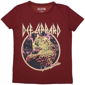 Def Leppard - Love Bites Lady Red T-Shirt i gruppen MERCHANDISE / T-shirt / Metal hos Bengans Skivbutik AB (5587259r)