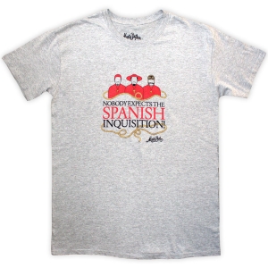 Monty Python - Inquisition Uni Grey T-Shirt i gruppen MERCHANDISE / T-shirt / Film-Musikkkal hos Bengans Skivbutik AB (5587288r)