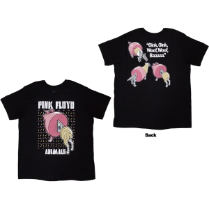 Pink Floyd - Animals Cartoons Uni Bl T-Shirt i gruppen MERCHANDISE / T-shirt / Pop-Rock hos Bengans Skivbutik AB (5587294r)