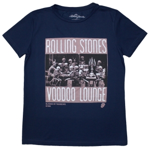 Rolling Stones - Voodoo Skulls Lady Denim T-Shirt i gruppen MERCHANDISE / T-shirt / Pop-Rock hos Bengans Skivbutik AB (5587301r)