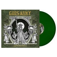 God's Army - Demoncracy (Ltd. Green Vinyl) i gruppen VINYL / Metal hos Bengans Skivbutik AB (5587567)