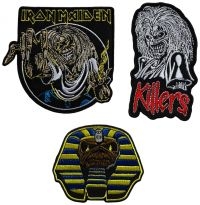 Iron Maiden - Patch 3 Set (Killers, Powerslave, N i gruppen MERCHANDISE / Accessoarer / Kommende / Metal hos Bengans Skivbutik AB (5588096)