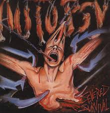 Autopsy - Split Seams/Vikt Hörn Severed Survival (Vinyl) i gruppen -Start Split hos Bengans Skivbutik AB (5588324)