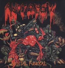 Autopsy - Split Seams/Vikt Hörn Mental Funeral (Vinyl Lp) i gruppen -Start Split hos Bengans Skivbutik AB (5588326)