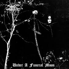 Darkthrone - Split Seams/Vikt Hörn Under A Funeral Moon (Marbled Vinyl) i gruppen -Start Split hos Bengans Skivbutik AB (5588342)