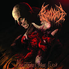 Bloodbath - Split Seams/Vikt Hörn Nightmares Made Flesh (Black Vinyl) i gruppen -Start Split hos Bengans Skivbutik AB (5588364)