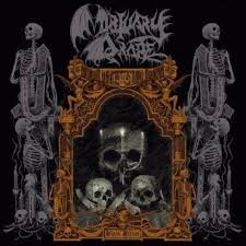 Mortuary Drape - Split Seams/Vikt Hörn Black Mirror (Grey Vinyl) i gruppen -Start Split hos Bengans Skivbutik AB (5588367)