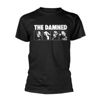 Damned The - T/S Headshots (Xxl) i gruppen MERCHANDISE / T-shirt / Kommende / Pop-Rock hos Bengans Skivbutik AB (5588778)