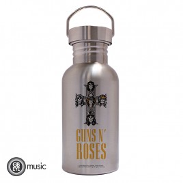 Guns N Roses - Canteen Steel Bottle - Logo i gruppen MERCHANDISE / Merch / Metal hos Bengans Skivbutik AB (5589200)