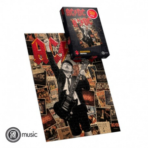 Ac/Dc  - Jigsaw Puzzle 1000 Pieces - Angus Collage i gruppen MERCHANDISE / Merch / Metal hos Bengans Skivbutik AB (5589204)