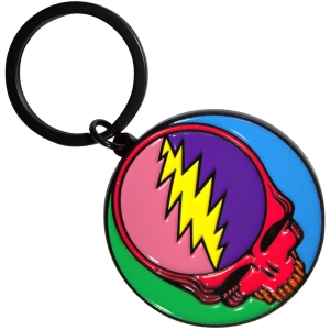 Grateful Dead - Multicoloured Steal Your Face Keychain i gruppen MERCHANDISE / Merch / Nyheter / Pop-Rock hos Bengans Skivbutik AB (5589231)