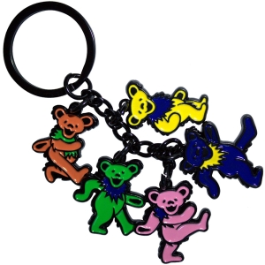 Grateful Dead - Dancing Bears Charms Keychain i gruppen MERCHANDISE / Merch / Nyheter / Pop-Rock hos Bengans Skivbutik AB (5589232)