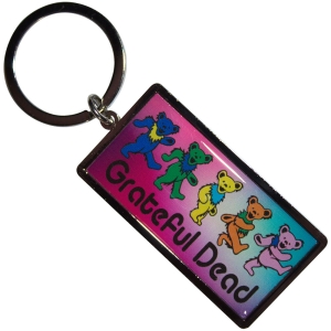 Grateful Dead - Dancing Bears Keychain i gruppen MERCHANDISE / Merch / Nyheter / Pop-Rock hos Bengans Skivbutik AB (5589233)