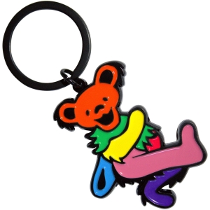 Grateful Dead - Pink Body Dancing Bear Keychain i gruppen MERCHANDISE / Merch / Nyheter / Pop-Rock hos Bengans Skivbutik AB (5589248)