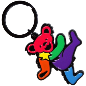 Grateful Dead - Purple Body Dancing Bear Keychain i gruppen MERCHANDISE / Merch / Nyheter / Pop-Rock hos Bengans Skivbutik AB (5589249)