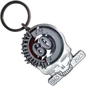 Grateful Dead - 60Th Anniversary Skull Keychain i gruppen MERCHANDISE / Merch / Nyheter / Pop-Rock hos Bengans Skivbutik AB (5589251)