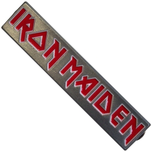 Iron Maiden - Logo Pin Badge i gruppen MERCHANDISE / Merch / Nyheter / Metal hos Bengans Skivbutik AB (5589257)