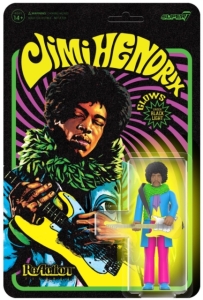 Jimi Hendrix - Jimi Hendrix Reaction Figures - Jimi Hendrix Blacklight (Are You Experienced) i gruppen MERCHANDISE / Merch / Pop-Rock hos Bengans Skivbutik AB (5589747)