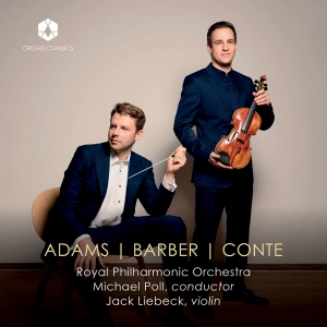 Royal Philharmonic Orchestra Jack - Adams, Barber & Conte i gruppen CD / Kommende / Klassisk hos Bengans Skivbutik AB (5589797)