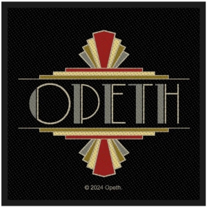 Opeth - Art Deco Logo Standard Patch i gruppen MERCHANDISE / Merch / Nyheter / Metal hos Bengans Skivbutik AB (5590308)