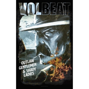 Volbeat - Outlaw Gentlemen Textile Poster i gruppen MERCHANDISE / Merch / Nyheter / Metal hos Bengans Skivbutik AB (5590313)