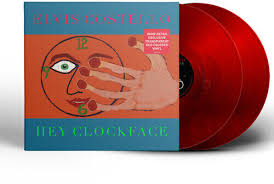 Elvis Costello - Hey Clockface (Transparent Red Vinyl) i gruppen VINYL / Pop-Rock hos Bengans Skivbutik AB (5590414)