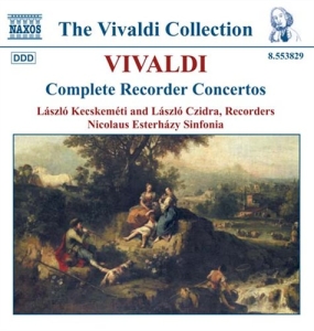 Vivaldi Antonio - Complete Recorder Concertos i gruppen Externt_Lager / Naxoslager hos Bengans Skivbutik AB (560084)