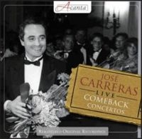 Carreras José - Comeback Concerts i gruppen CD / Pop-Rock hos Bengans Skivbutik AB (561231)