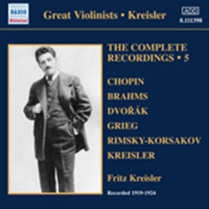 Fritz Kreisler - Solo Recordings Vol 5 i gruppen VI TIPSER / Julegavetips CD hos Bengans Skivbutik AB (563273)