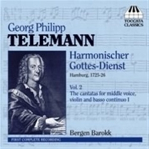 Telemann - Harmon. Gottes-Dienst 2 i gruppen VI TIPSER / Julegavetips CD hos Bengans Skivbutik AB (566325)