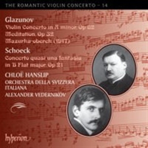 Glazunov / Schoeck - Romantic Violin Concerto Vol 14 i gruppen Externt_Lager / Naxoslager hos Bengans Skivbutik AB (568694)