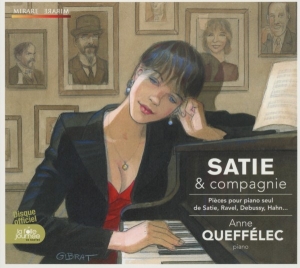 Queffelec - Satie & Compagnie i gruppen CD / Klassisk,Annet hos Bengans Skivbutik AB (568723)