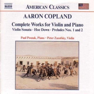 Copland Aaron - Kompletta Verk För Violin & Pi i gruppen Externt_Lager / Naxoslager hos Bengans Skivbutik AB (573268)