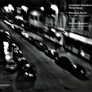 Kavakos Leonidas - Maurice Ravel / George Enescu i gruppen CD hos Bengans Skivbutik AB (577230)