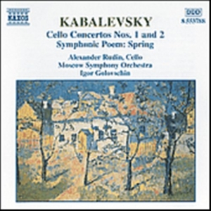 Kabalevsky Dmitry - Cello Concertos 1 & 2 i gruppen VI TIPSER / Julegavetips CD hos Bengans Skivbutik AB (578703)